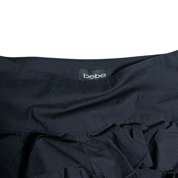 Bebe y2k vintage black ruffle - Picture 3 of 4